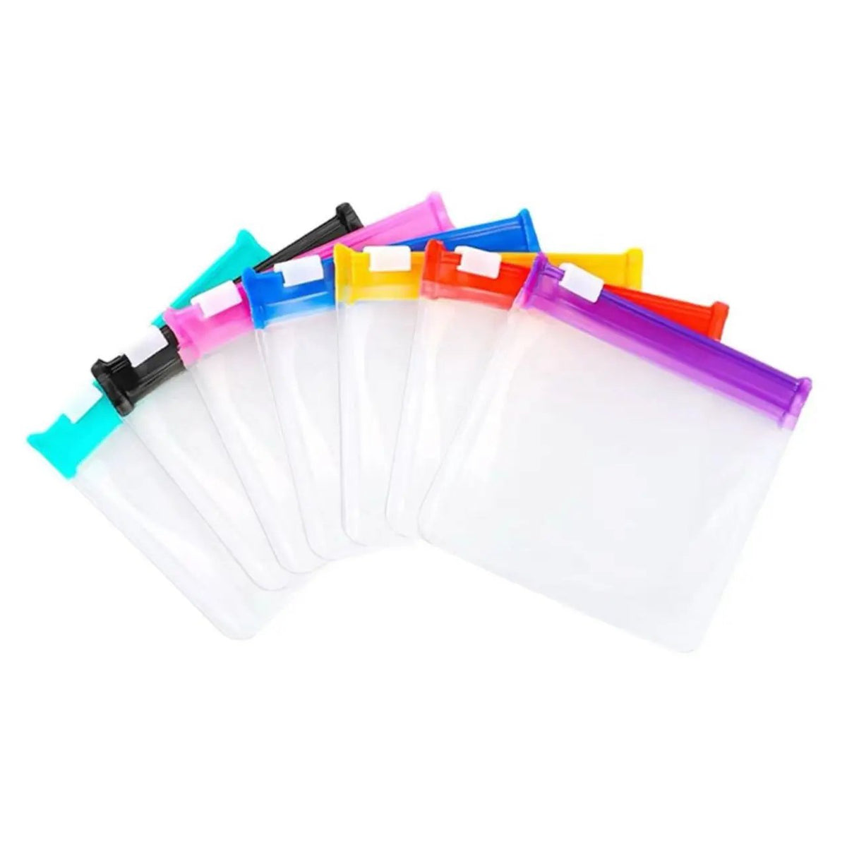 Clear Zipper Pill Storage Bag, 7 Counts/set Reusable Pill Organizer, Portable Pill Organizer Storage Bag