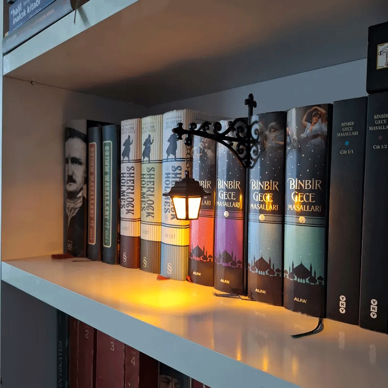 Miniature Hanging Lantern Decorative Bookshelf Lighting