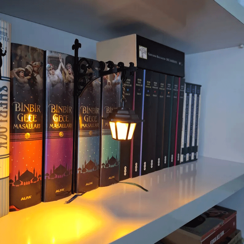 Miniature Hanging Lantern Decorative Bookshelf Lighting