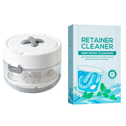 Complete Retainer Care Kit with Auto Lift Tray & Cleaning Tablets