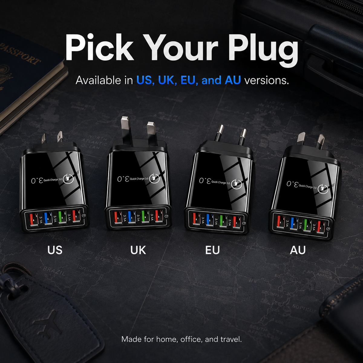 The Charger Big Tech Hates | ⚡4-Port Quick Charge 3.0 + AI Performance Boost