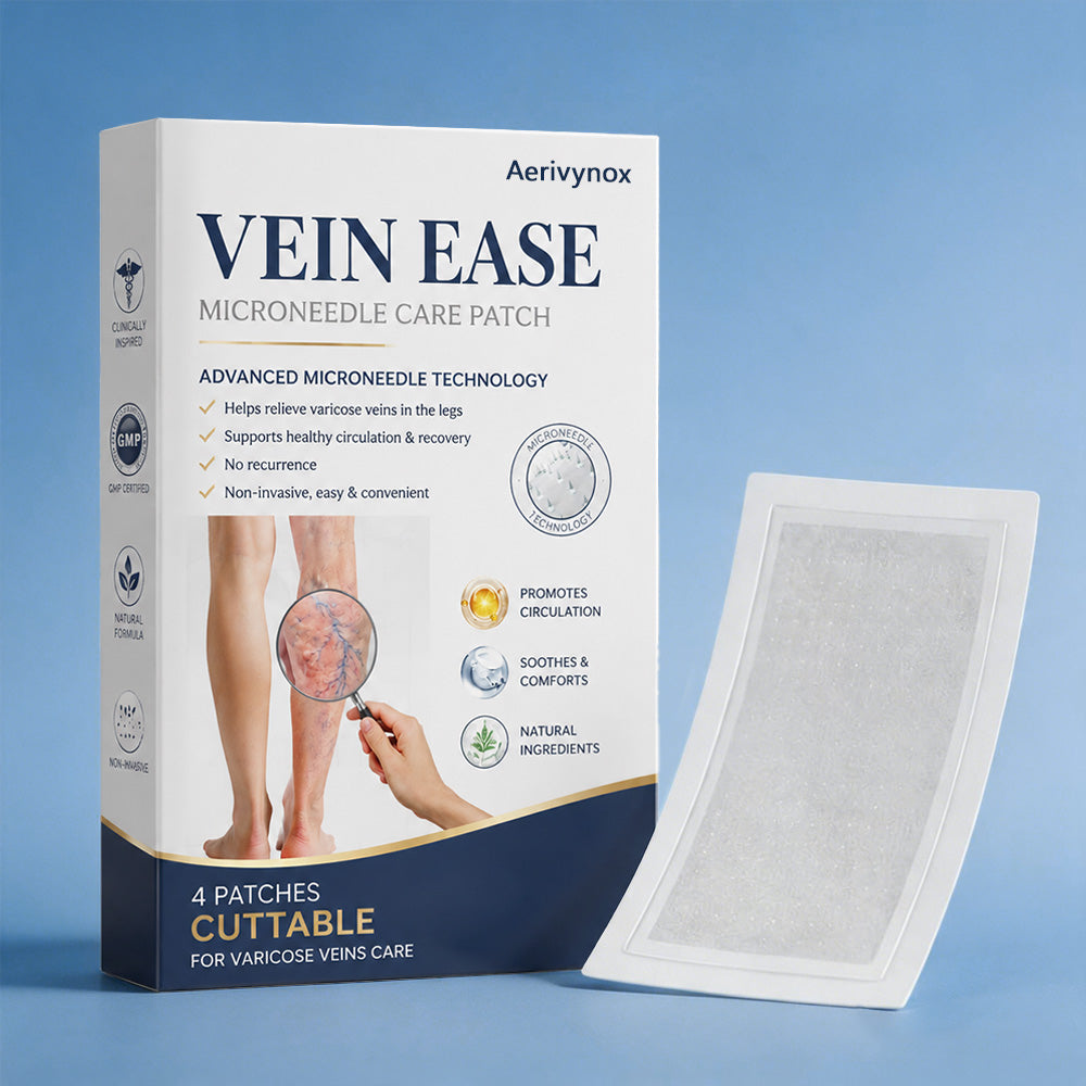 Rivnora®Vein Ease Microneedle Care Patch Instant Relief, Long-Term Results