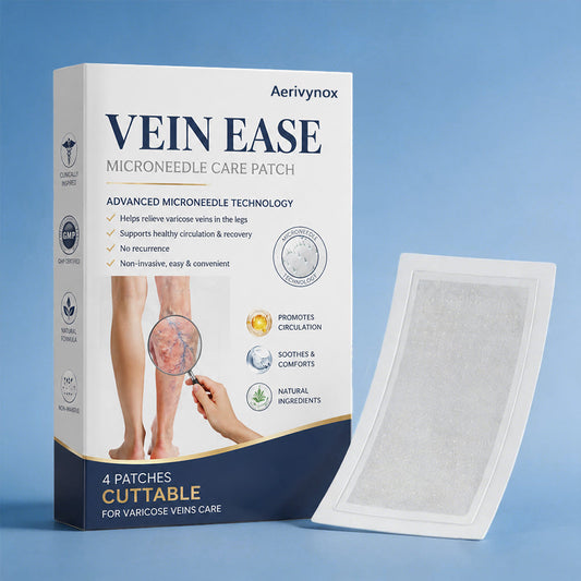 Rivnora®Vein Ease Microneedle Care Patch Instant Relief, Long-Term Results