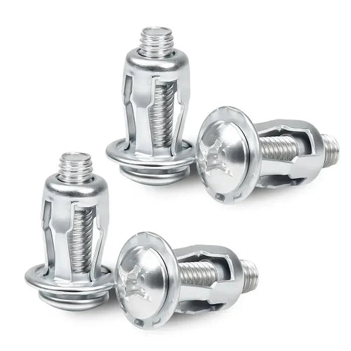 90Pcs Heavy-Duty Carbon Steel Button Rivet Locking Nuts Set