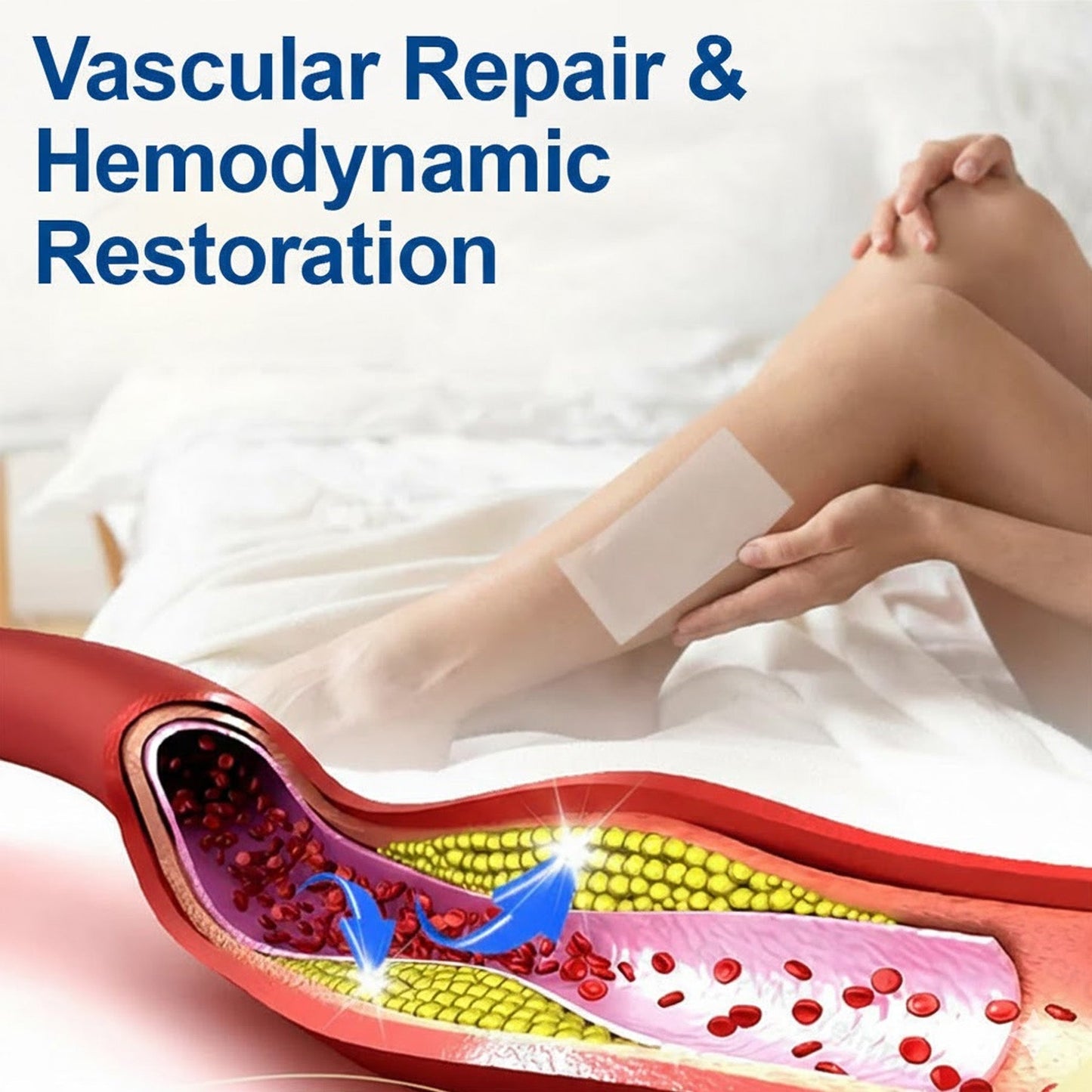 Rivnora®Vein Ease Microneedle Care Patch Instant Relief, Long-Term Results
