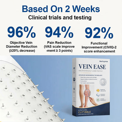 Rivnora®Vein Ease Microneedle Care Patch Instant Relief, Long-Term Results