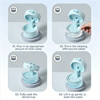 Complete Retainer Care Kit with Auto Lift Tray & Cleaning Tablets