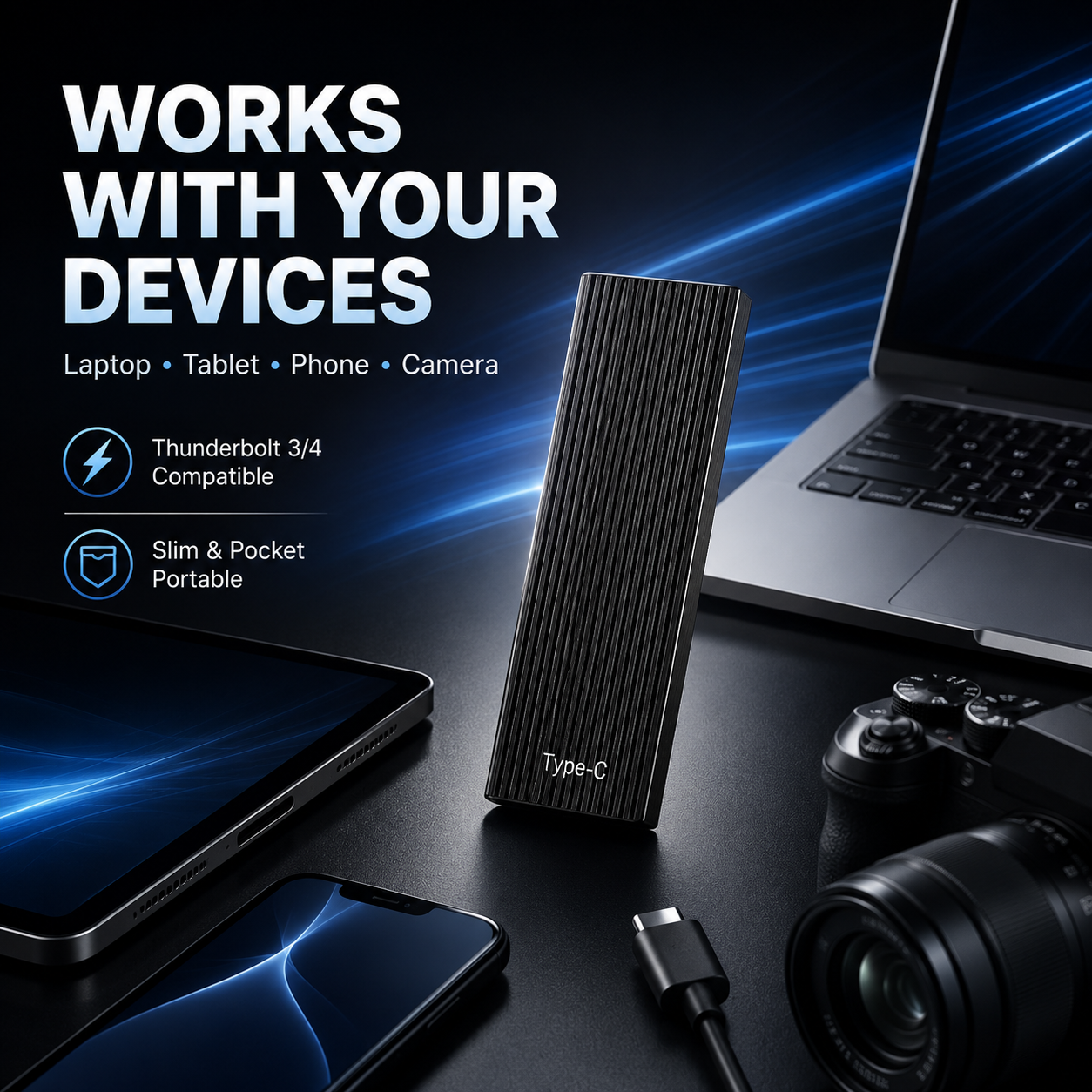 🏆Flash Sale🔥16TB Large-Capacity Type-C Portable Mini SSD