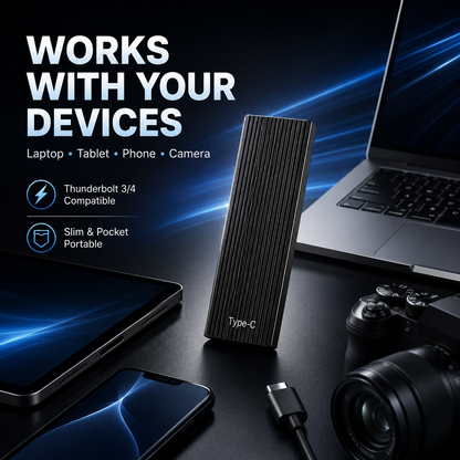 🏆Flash Sale🔥16TB Large-Capacity Type-C Portable Mini SSD