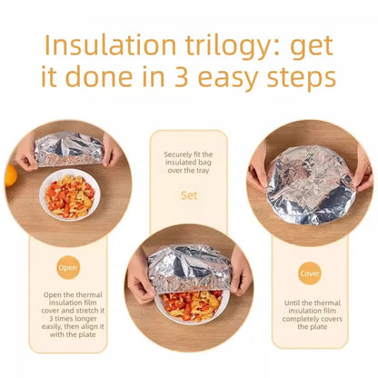 🛑Stop Fighting Plastic Wrap — Cover Meals in Seconds