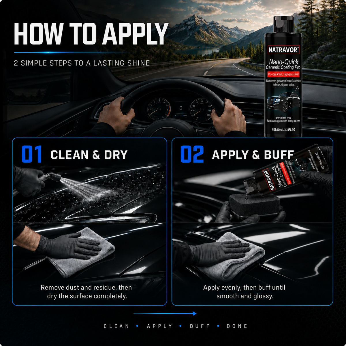 NATRAVOR™ Nano Ceramic Coating Pro