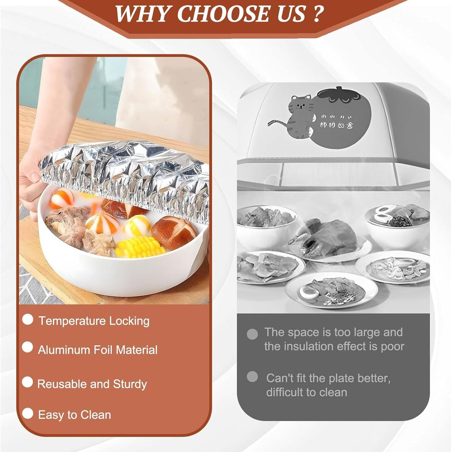 🛑Stop Fighting Plastic Wrap — Cover Meals in Seconds