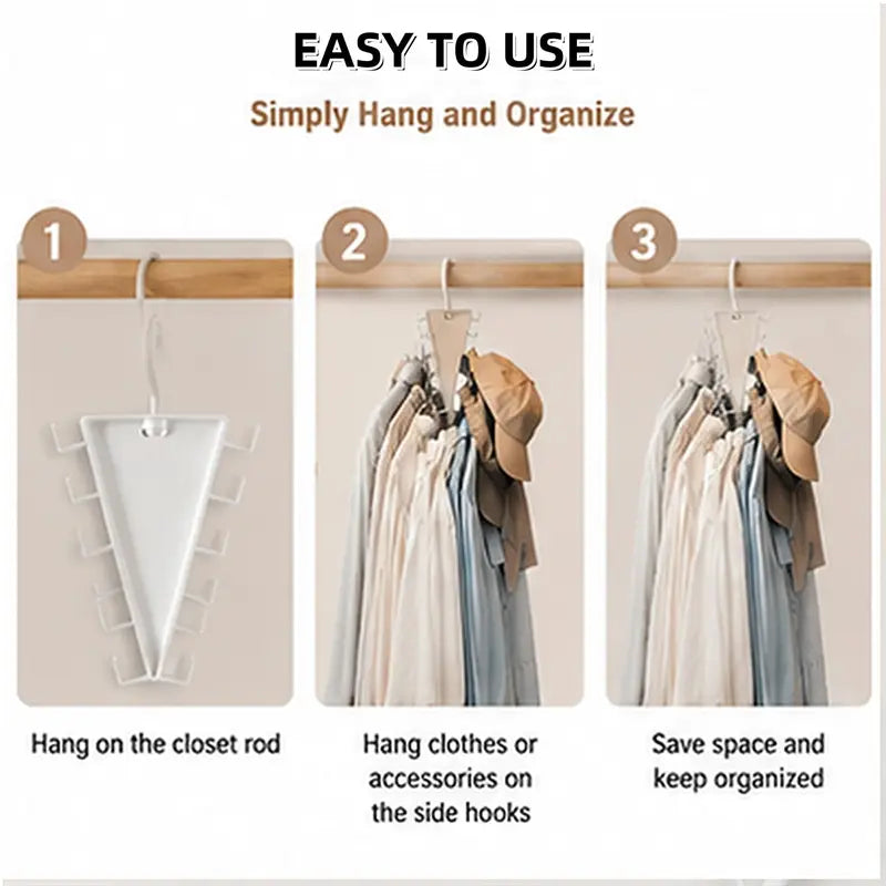 👕Multifunctional Triangle Closet Organizer