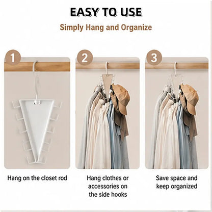 👕Multifunctional Triangle Closet Organizer