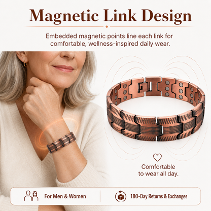 💥Copper Magnetic Bracelet – Relieve Fatigue And Promote Blood Circulation