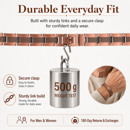 💥Copper Magnetic Bracelet – Relieve Fatigue And Promote Blood Circulation