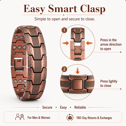 💥Copper Magnetic Bracelet – Relieve Fatigue And Promote Blood Circulation