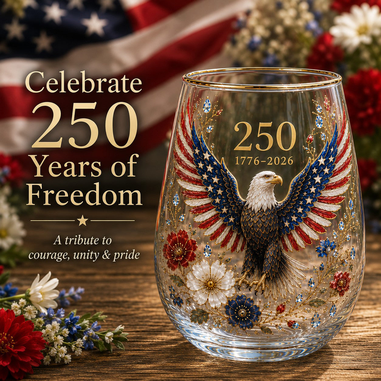 1 Commemorative Glass