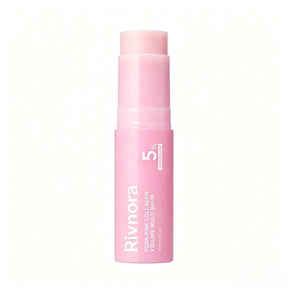 [NEW] Pink Collagen Volume Balm Stick All-in-One Anti-Aging Care for Smoother, Plumper, Youthful-Looking Skine-tss