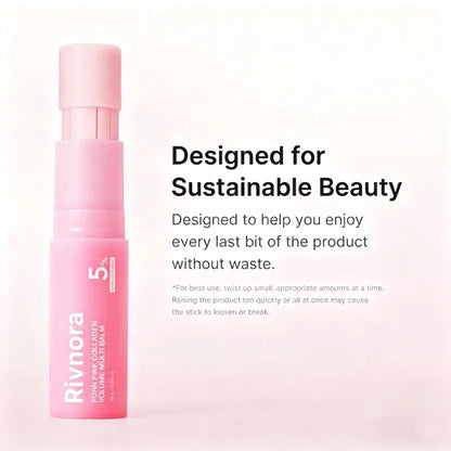 [NEW] Pink Collagen Volume Balm Stick All-in-One Anti-Aging Care for Smoother, Plumper, Youthful-Looking Skine-tss