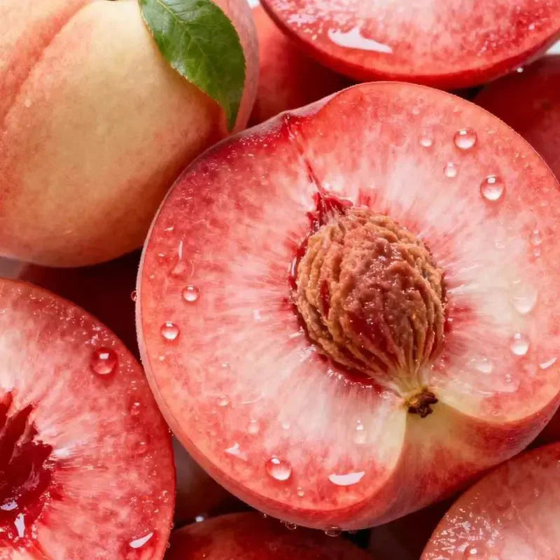 🔥 65K+ SOLD! 🍑 Rare Honey Red Dwarf Peach Seeds – Sweet Fruit, Small Space Friendly