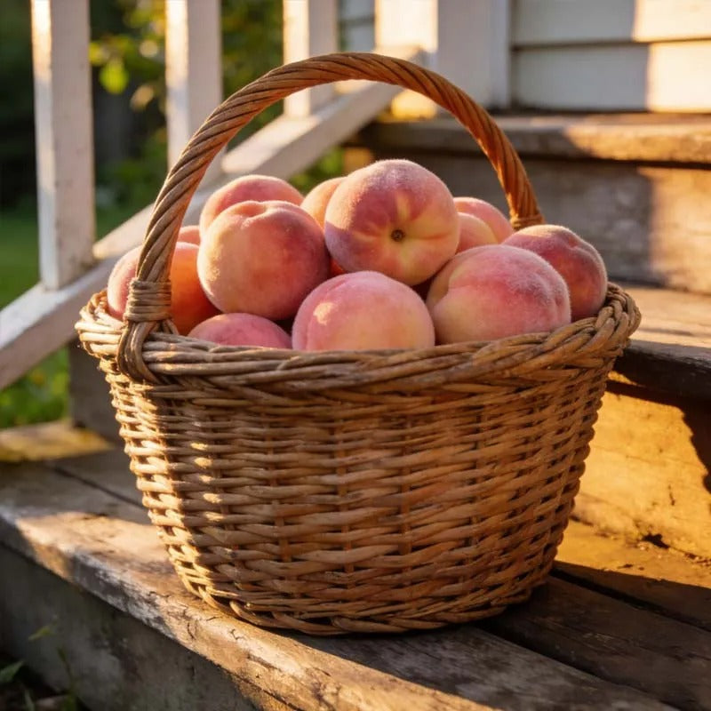🔥 65K+ SOLD! 🍑 Rare Honey Red Dwarf Peach Seeds – Sweet Fruit, Small Space Friendly