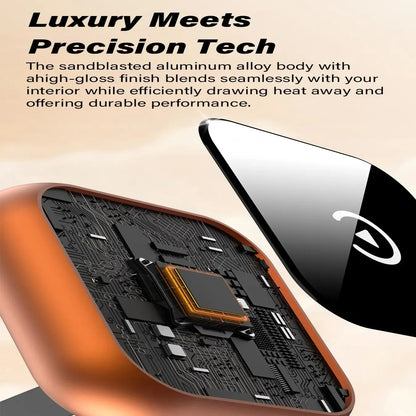 2026 latest model 2 in 1 Wireless CarPlay Adapter, for Both Apple and Android, Converts Wired to Wireless,Fast Connection, No Latency